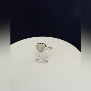 Sterling Silver 925 Heart Ring.size 8
